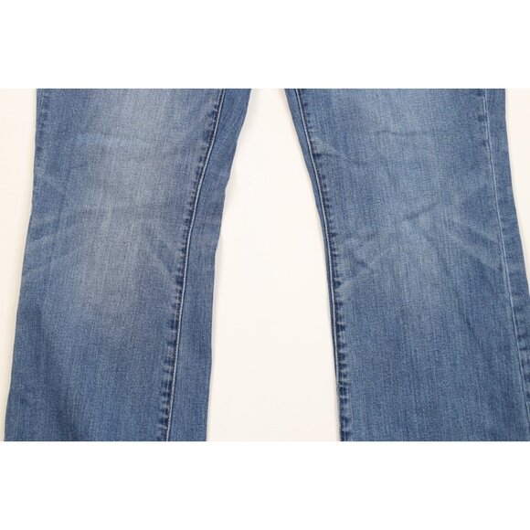 Vtg Y2K American Eagle Outfitters Womens 14 Babydoll Flared Kick Bootcut Jeans - Picture 3 of 13